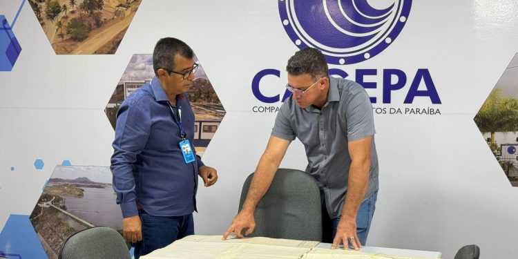 Deputado Sargento Neto faz visita técnica a reservatório da Cagepa em Campina Grande