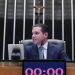 Hugo Motta critica deputado do Psol que ocupou cadeira da presidência para impedir andamento dos trabalhos