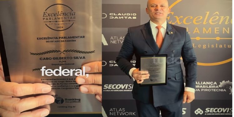 VEJA RANKING – Deputado Cabo Gilberto, do PL, é eleito melhor parlamentar da bancada da Paraíba nos 4 anos de mandato na Câmara Federal