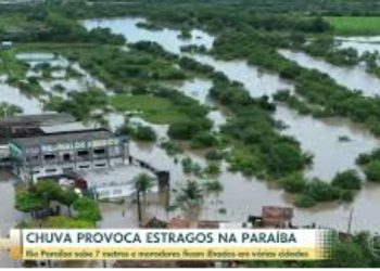 Paraíba registra 2.400 famílias desalojadas, Governo monitora 16 municípios e chuvas devem voltar nesta terça-feira