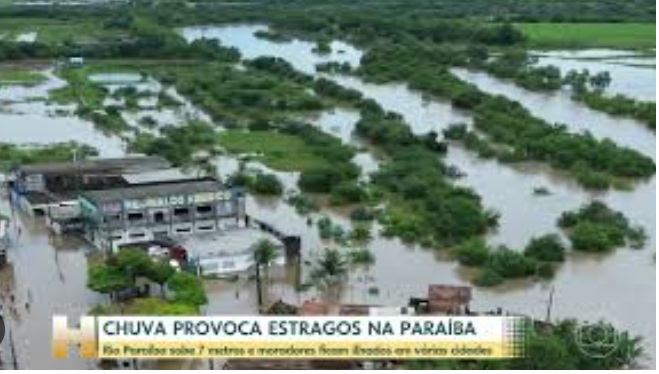Paraíba registra 2.400 famílias desalojadas, Governo monitora 16 municípios e chuvas devem voltar nesta terça-feira