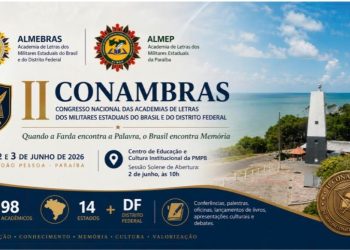 Paraíba sedia Congresso Nacional de Academia de Letras dos Militares Estaduais do Brasil dias 2 e 3 de junho