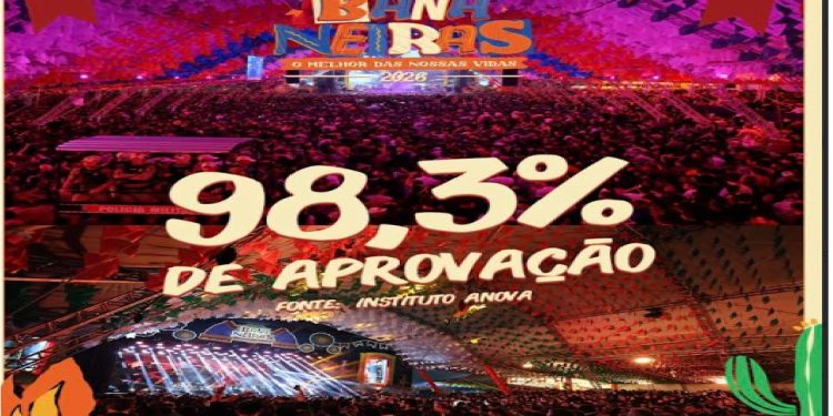 São João de Bananeiras alcança 98,3% de aprovação e já é uma das referências da maior festa popular do Nordeste