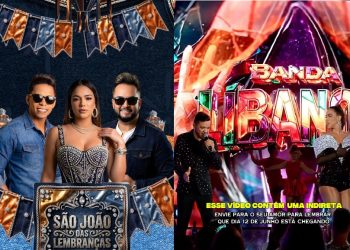 Shows das bandas Encantus e Líbanos hoje no Parque da Lagoa no São João de João Pessoa