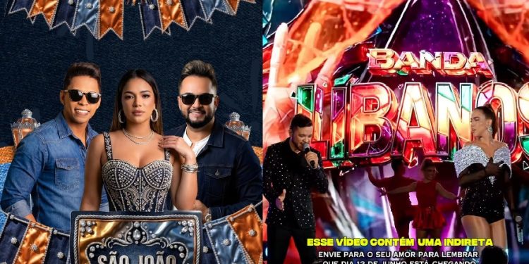 Shows das bandas Encantus e Líbanos hoje no Parque da Lagoa no São João de João Pessoa