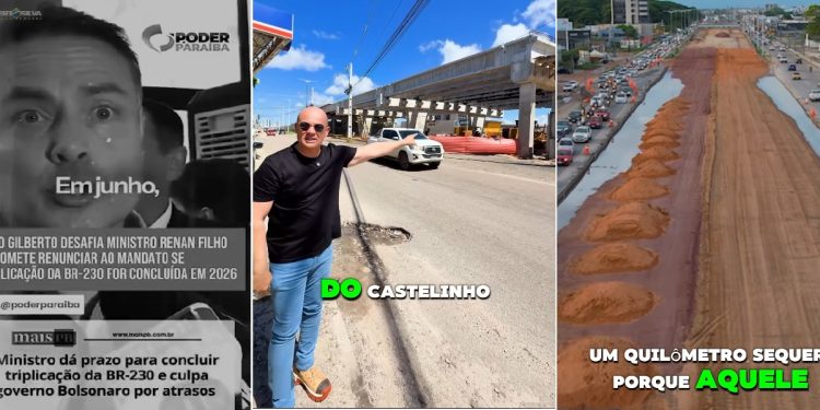 Deputado Cabo Gilberto desmente ministro de Lula e lamenta morte na BR em obras em Cabedelo