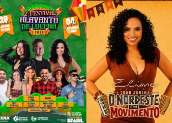 Eliane, a Rainha do Forró, canta “Brilho da Lua”, “Amor ou Paixão” e outros sucessos hoje no São Pedro de Lucena