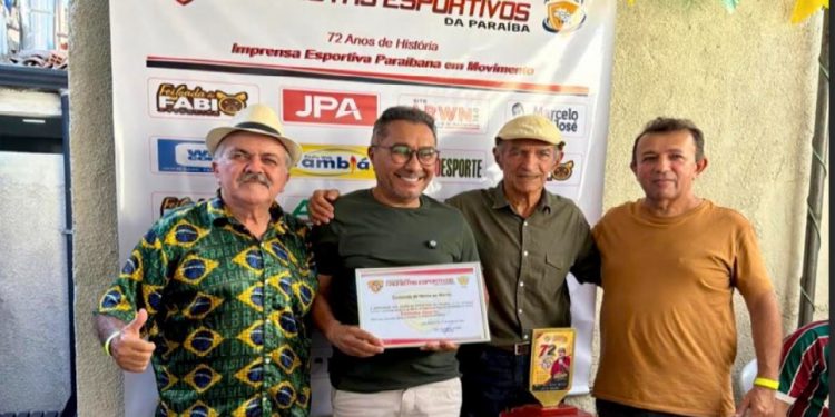 Samuka Duarte é homenageado pela ACEP, destaca papel dos cronistas esportivos e importância de apoio a categoria