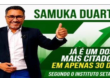 Instituto Seta já aponta Samuka Duarte entre os nomes mais citados para a Câmara Federal na Paraíba