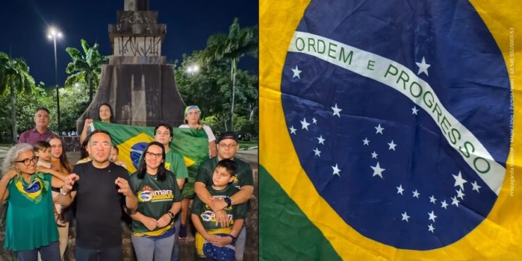Ato em João Pessoa em apoio ao ministro André Mendonça e pelo afastamento de Alexandre de Moraes do STF