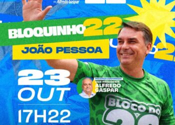 PL e cabo Gilberto convidam a população para participar do ‘Bloquinho 22’ na Av. Epitácio Pessoa nesta sexta