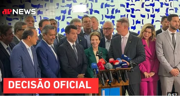 MAIS ADESÕES – PP e União Brasil declaram apoio a Flávio Bolsonaro para presidente no segundo turno
